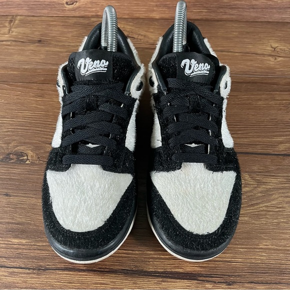 Nike Dunk Low Premium QS BG Premium Size 4Y (Women’s 5.5) Shoes Faux Fur Panda - Picture 7 of 11